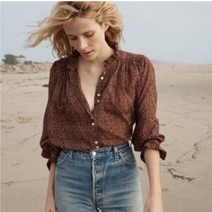 Dôen Rose top in XS, EUC!